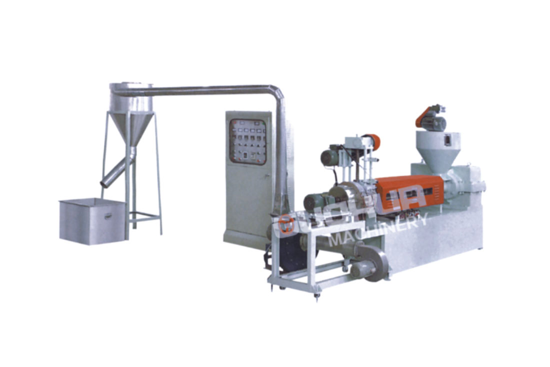 Wind-cooling Hot-cutting Plastic Recycling Compounding Machine
